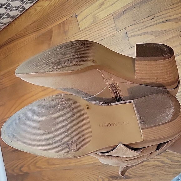 Sole Society Natalyia suede knotted booties - Picture 7 of 8